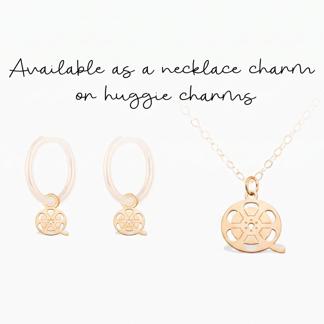 Film Reel Charm Pendant