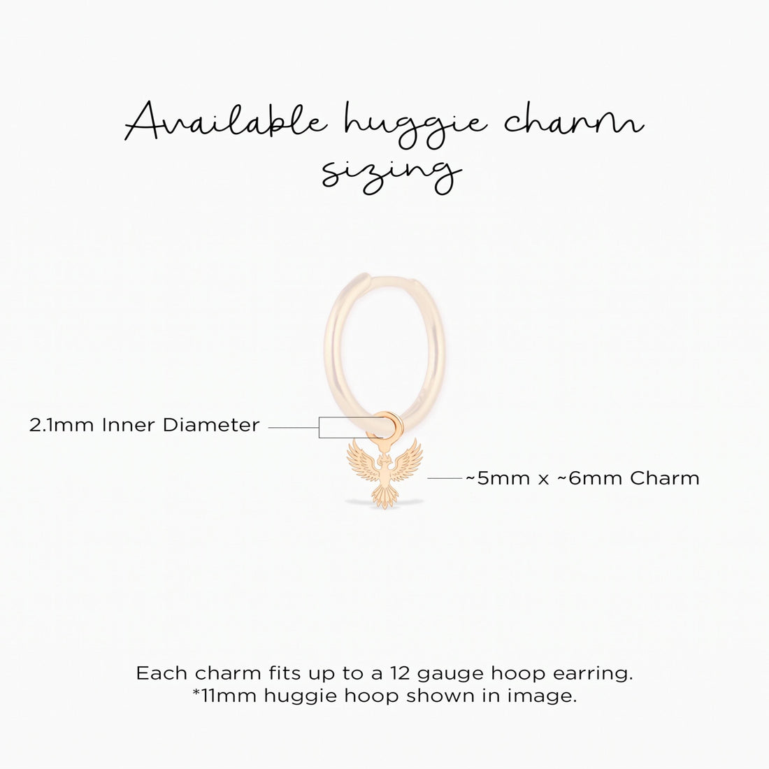 Phoenix Bird Necklace Charm