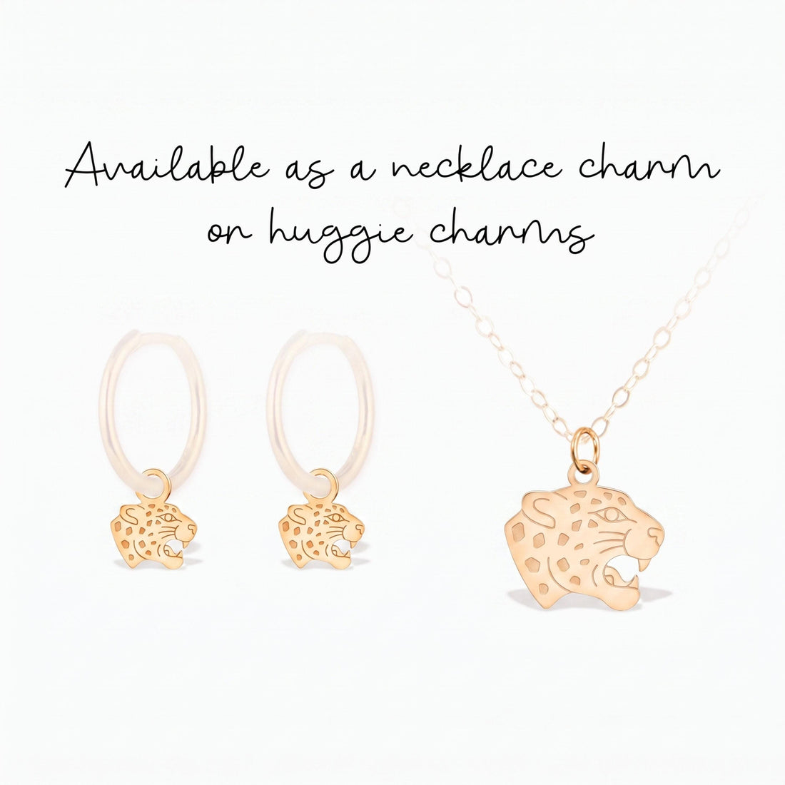Leopard Head Necklace Charm