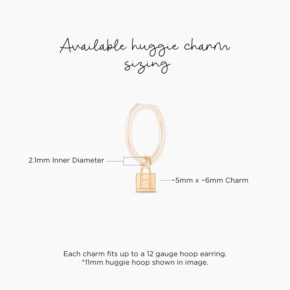 Shopping Bag Necklace Charm