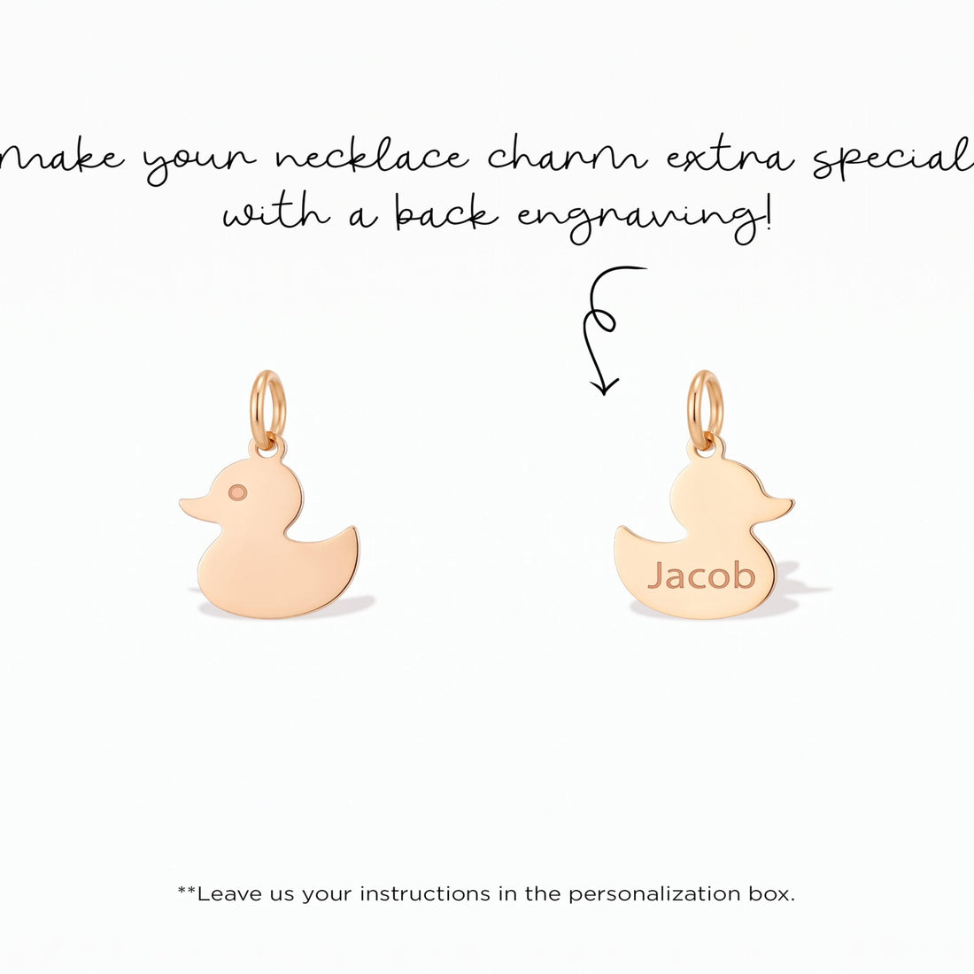 Rubber Duckie Necklace Charm