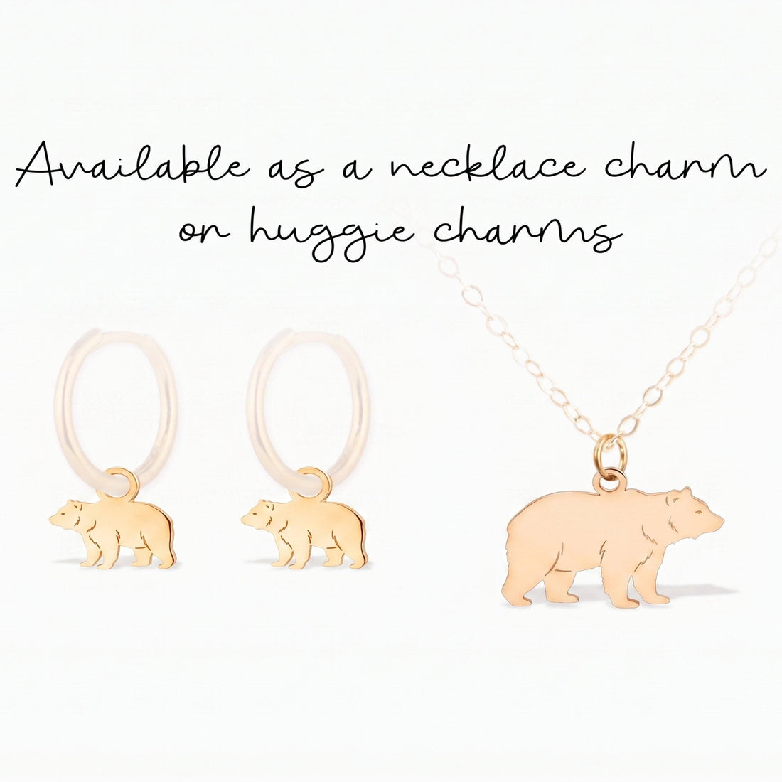 Polar Bear Necklace Charm