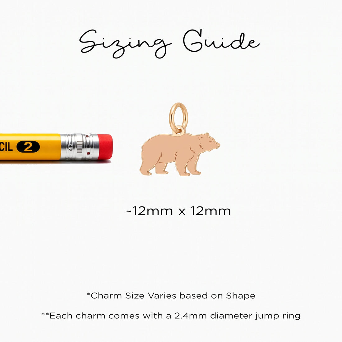 Polar Bear Necklace Charm