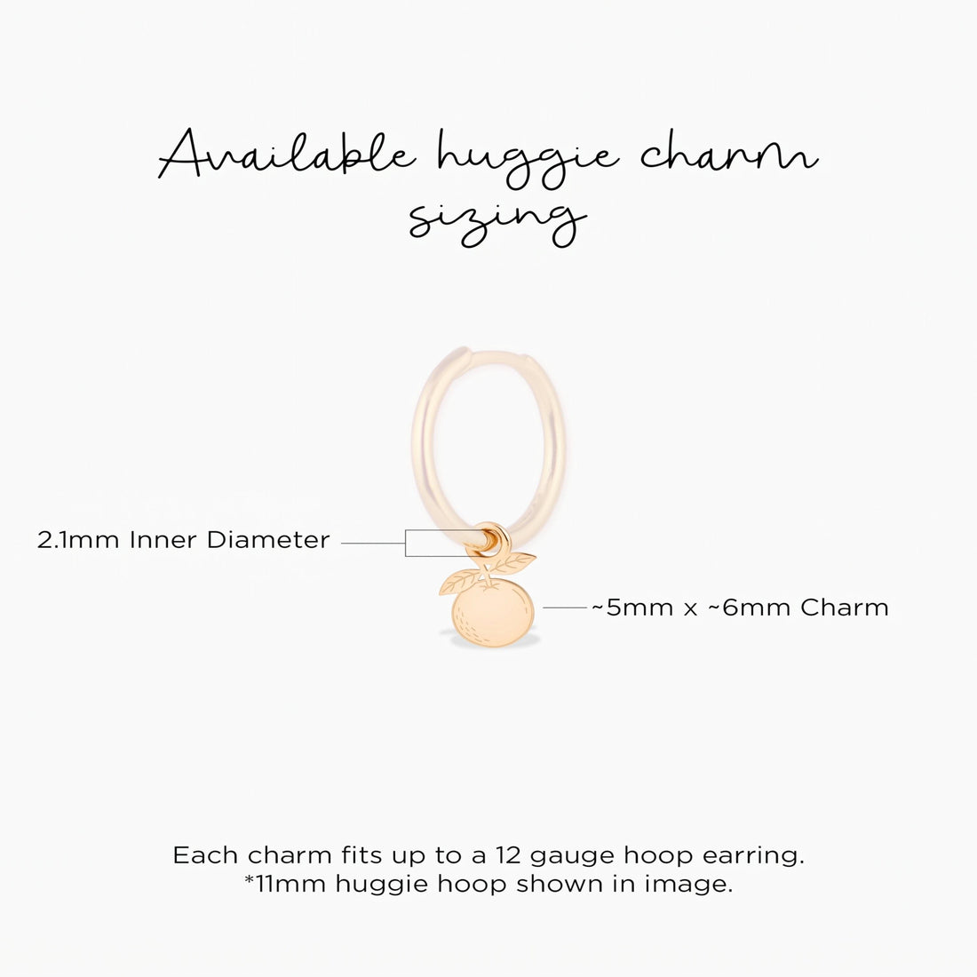 Peach Leaf Necklace Charm
