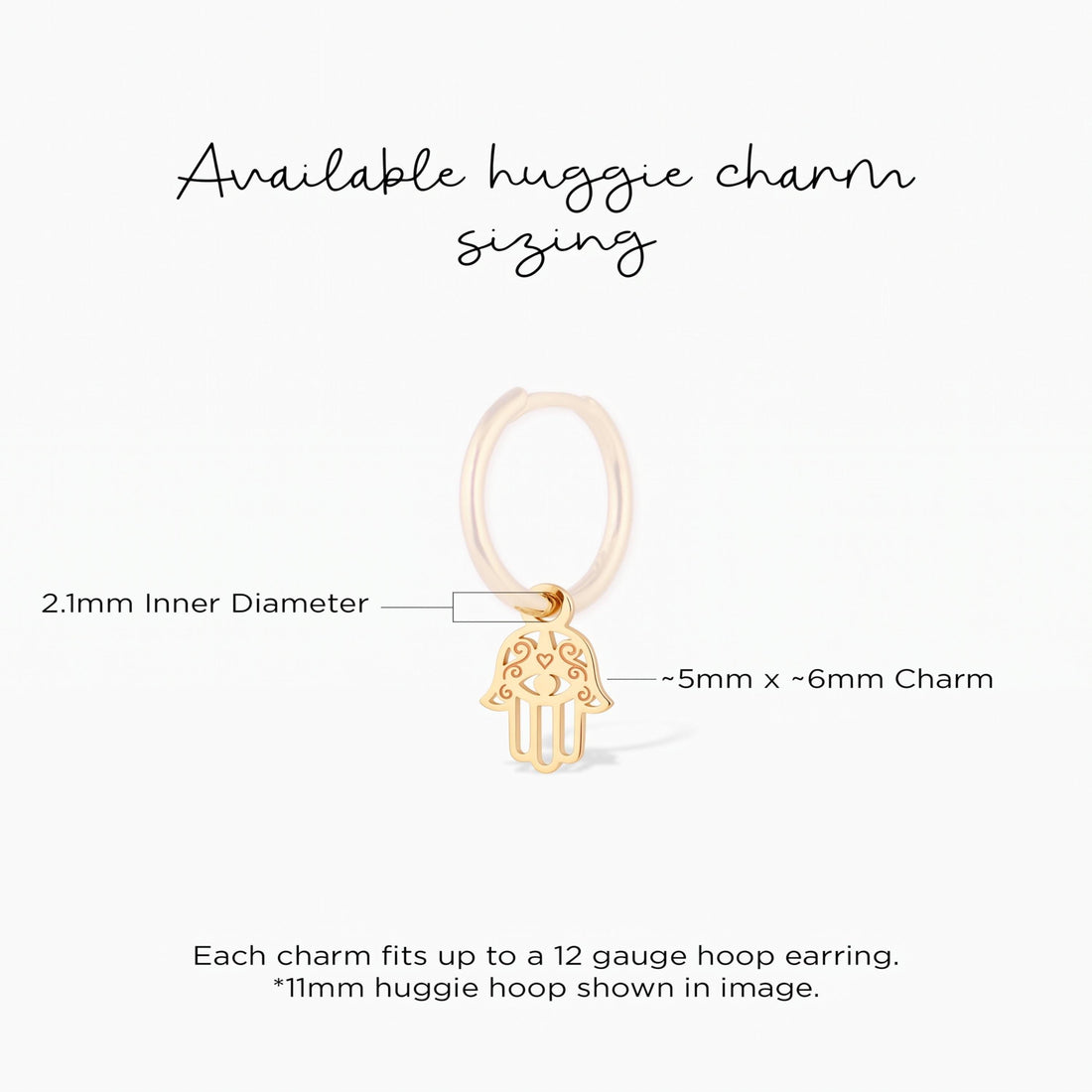 Hamsa Hand Necklace Charm