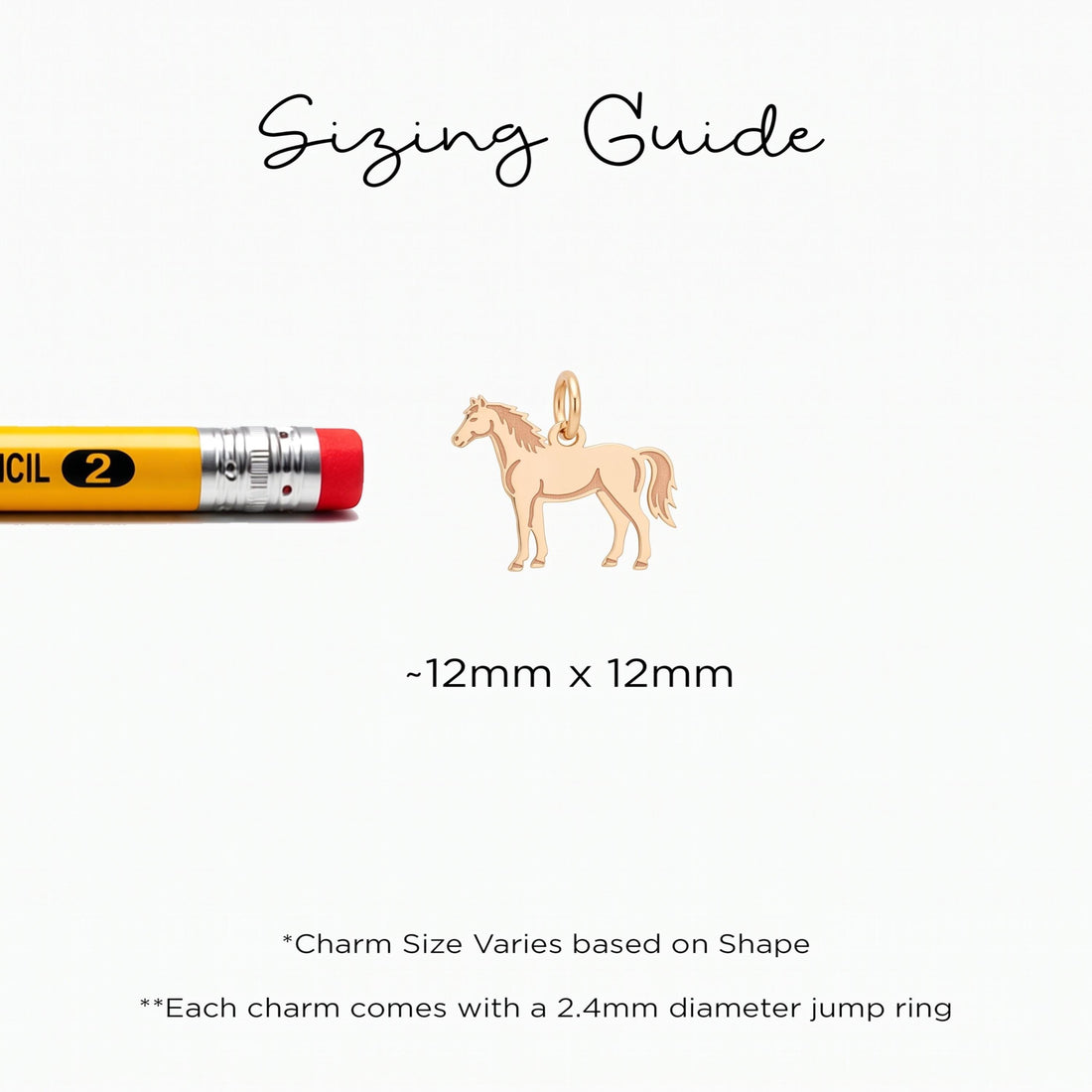 Horse Figure Necklace Charm