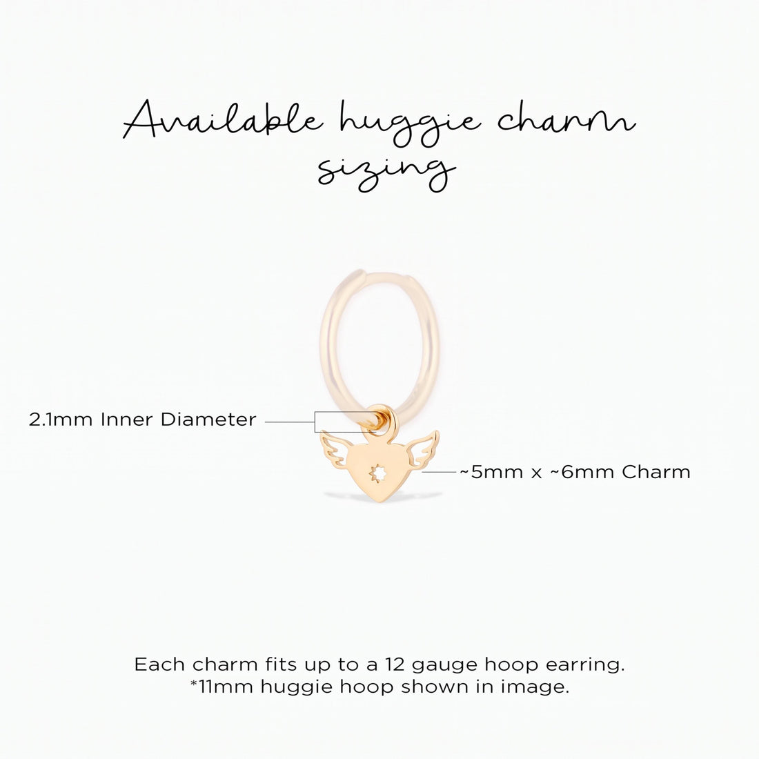 Winged Heart Necklace Charm