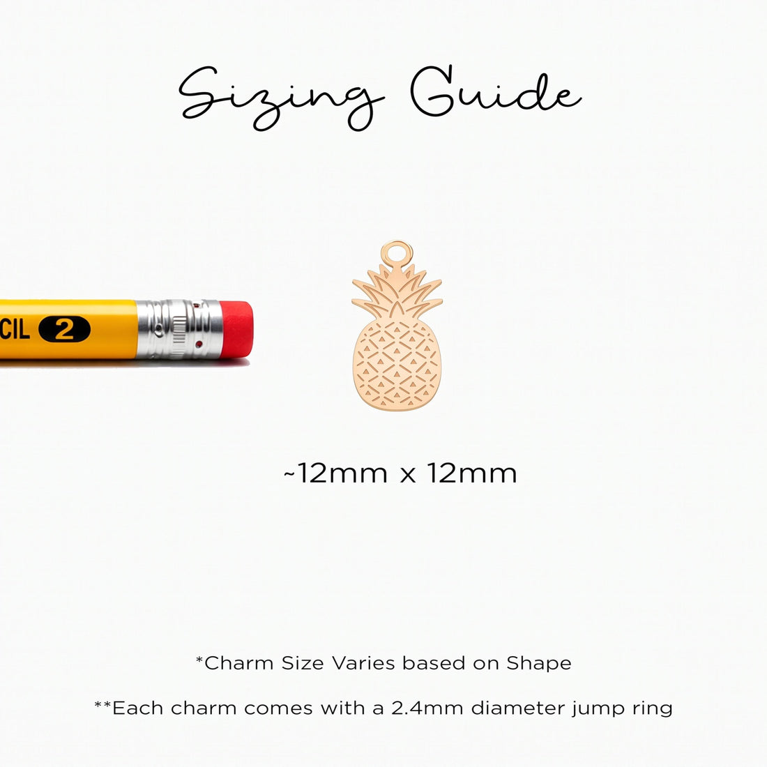 Pineapple Fruit Necklace Charm