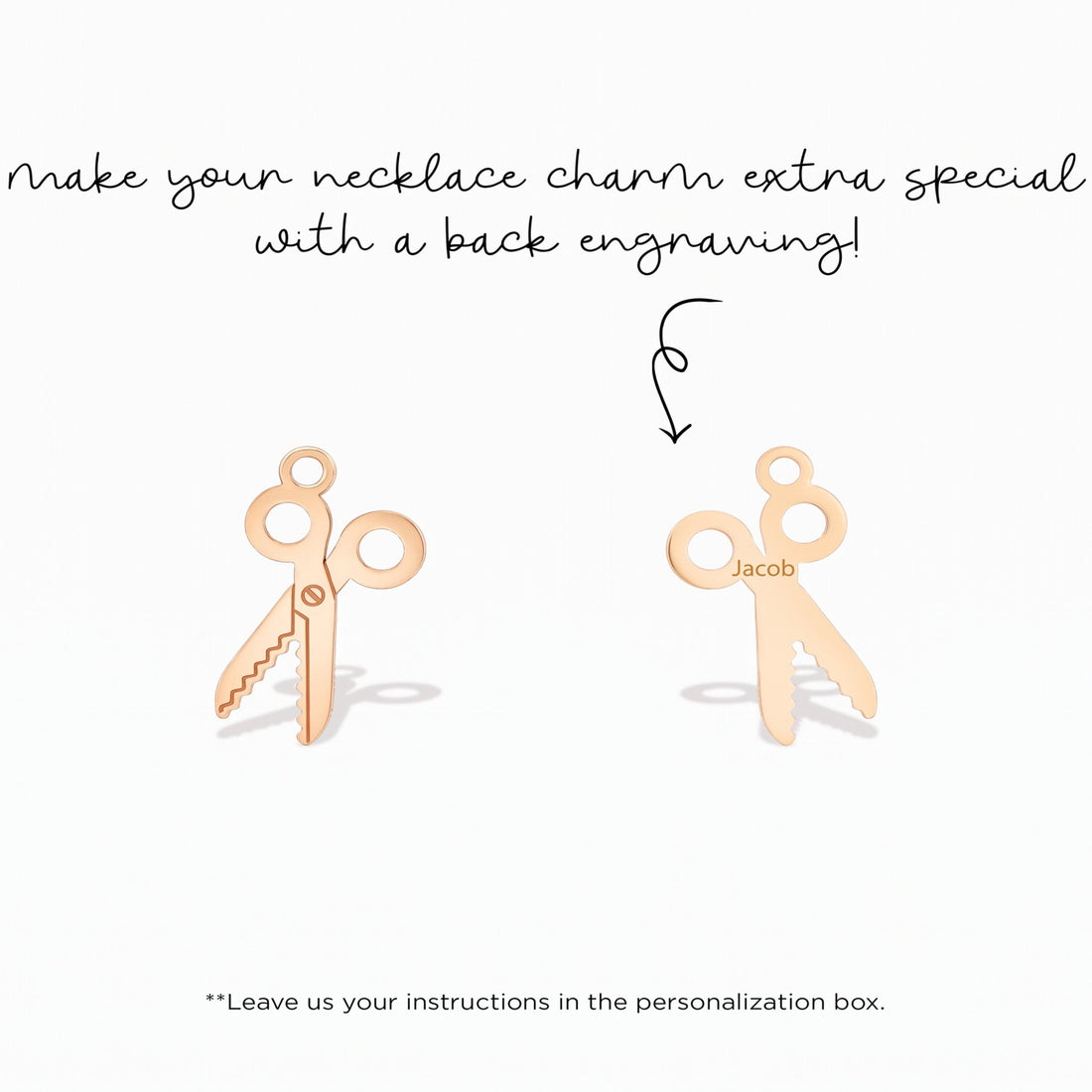 Barber Scissors Shears Charm