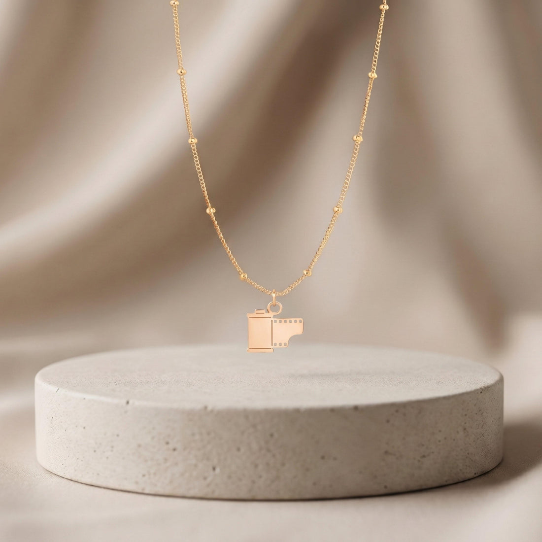 Film Roll Beady Necklace