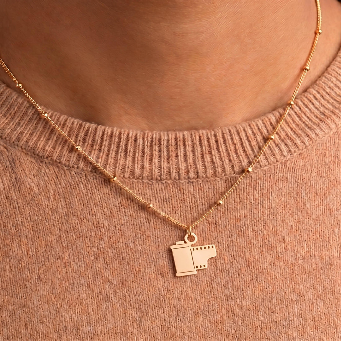 Film Roll Beady Necklace