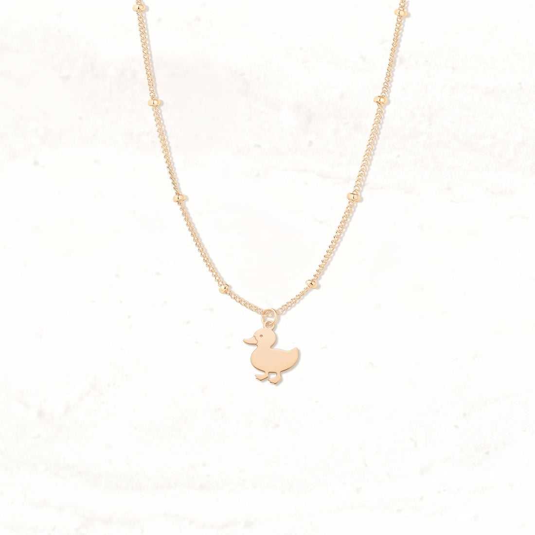 Walking Duck Charm Necklace