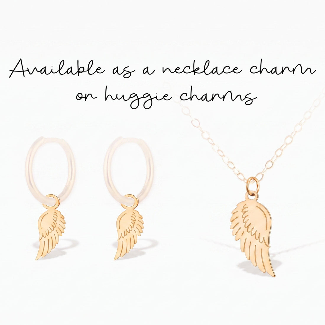 Angel Wing Necklace Charm