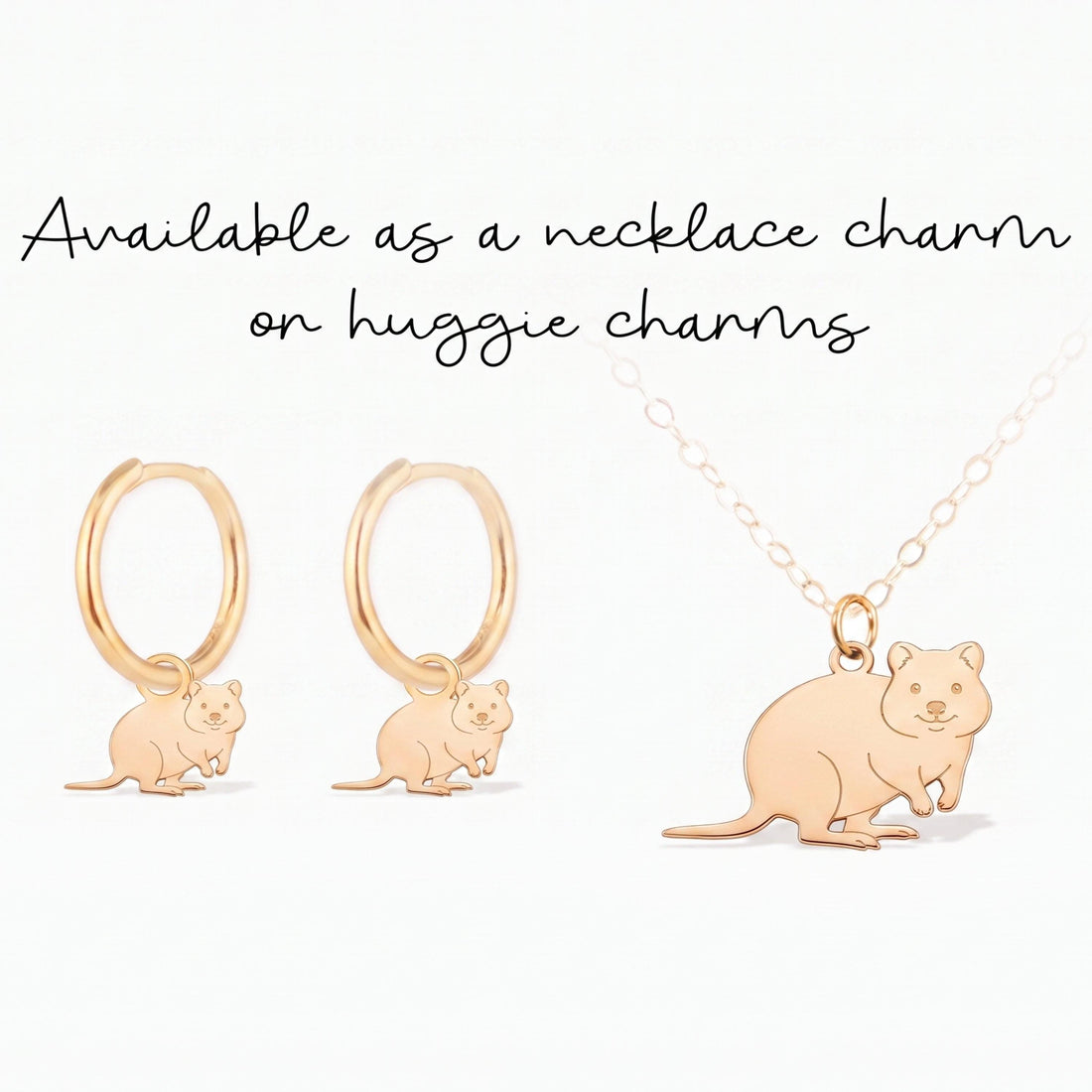 Kangaroo Animal Necklace Charm