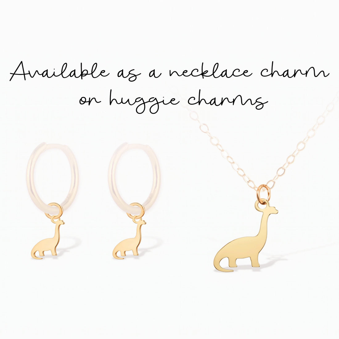 Tiny Dinosaur Necklace Charm