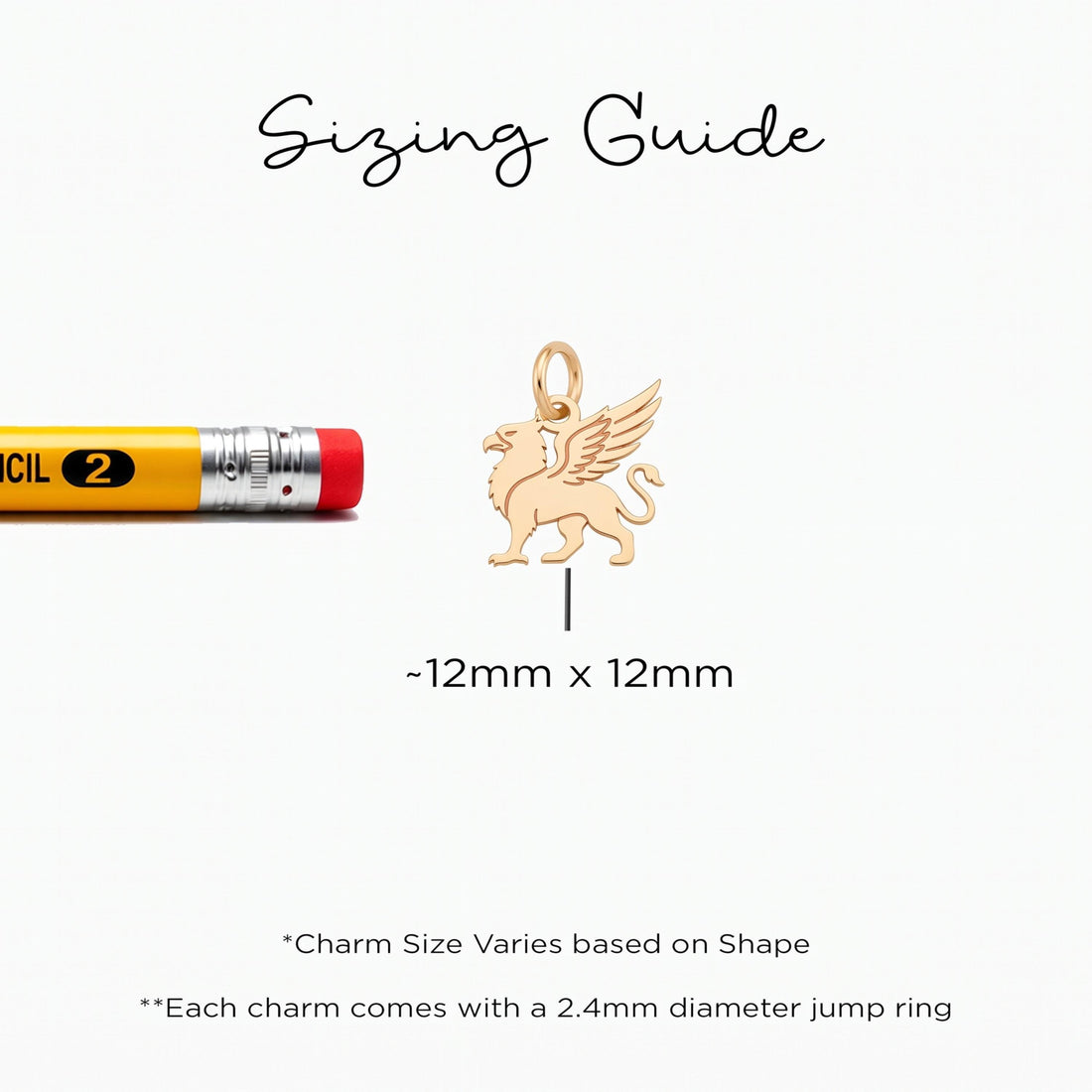 Winged Griffin Necklace Charm
