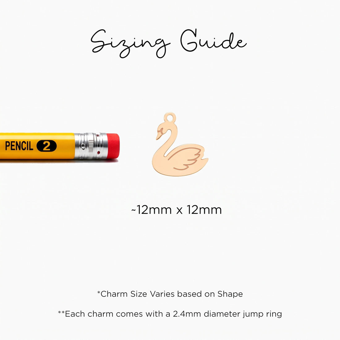 Swan Bird Necklace Charm