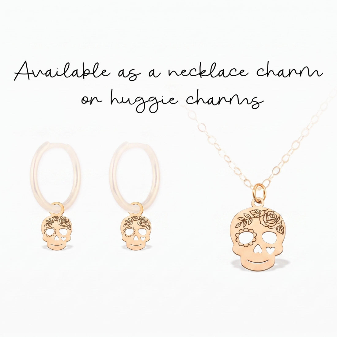 Sugar Skull Necklace Charm