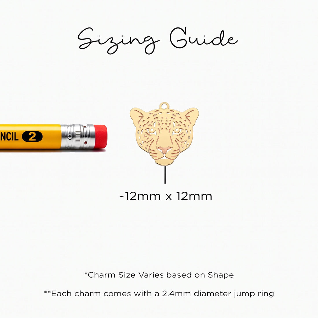 Leopard Head Necklace Charm