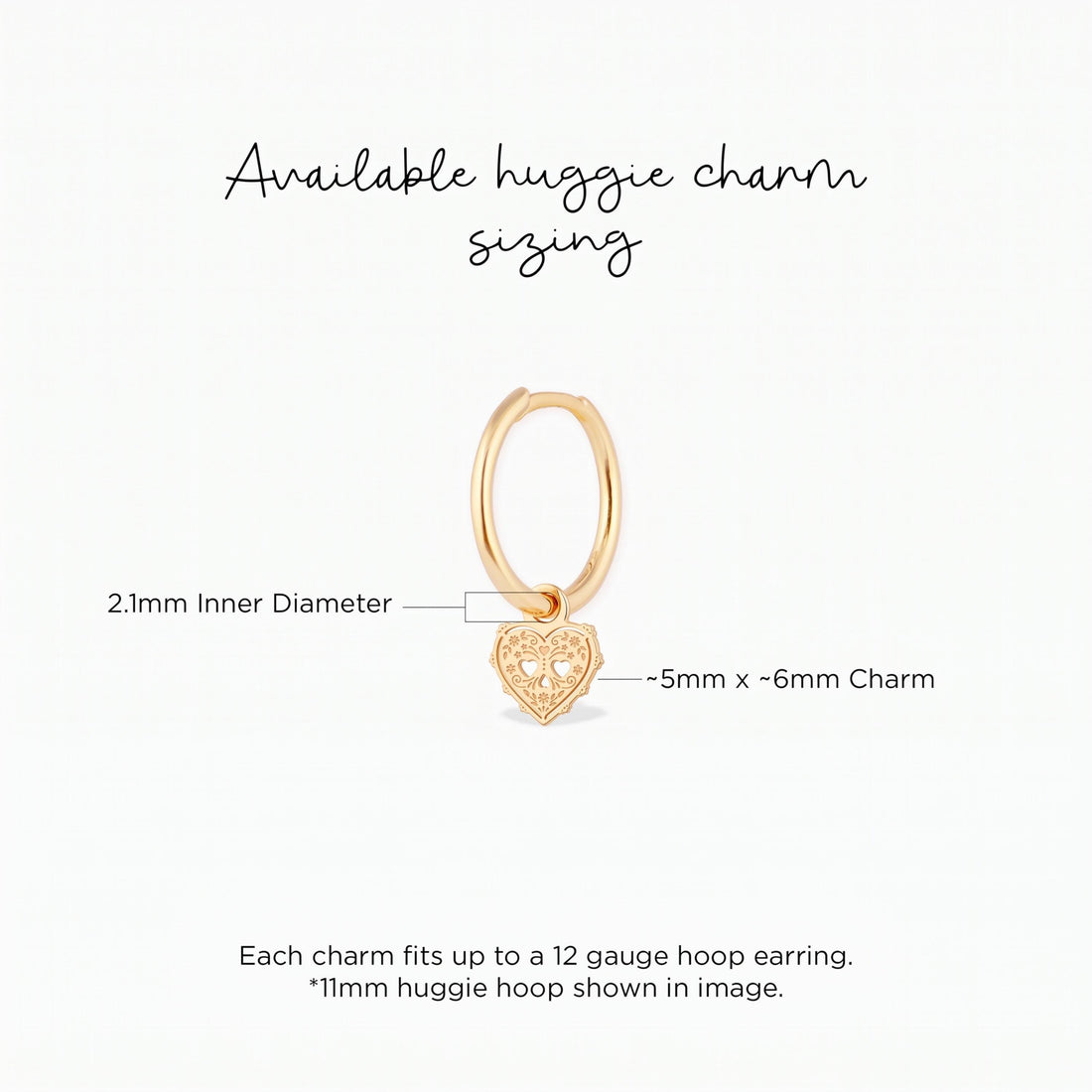 Sugar Skull Heart Charm