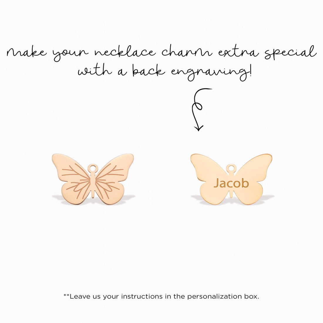 Butterfly Insect Necklace Charm