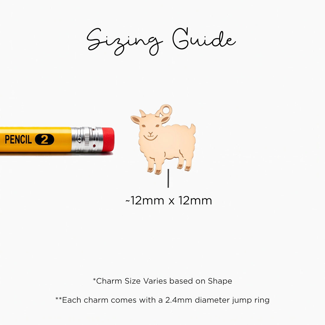 Mountain Goat Necklace Charm