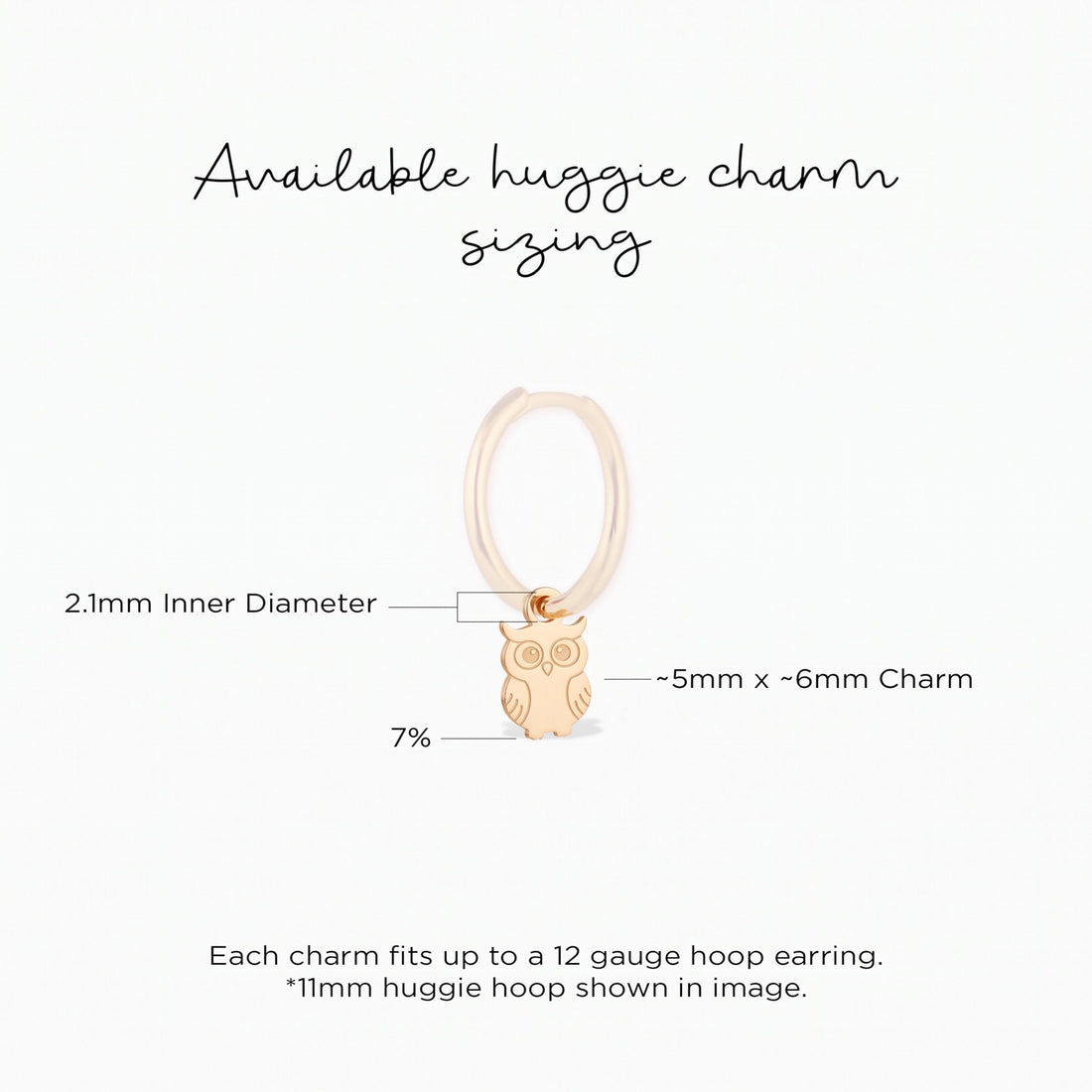 Hunting Owl Necklace Charm