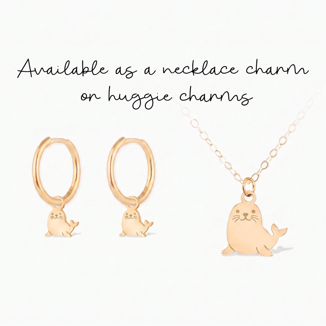 Seal Pup Necklace Charm