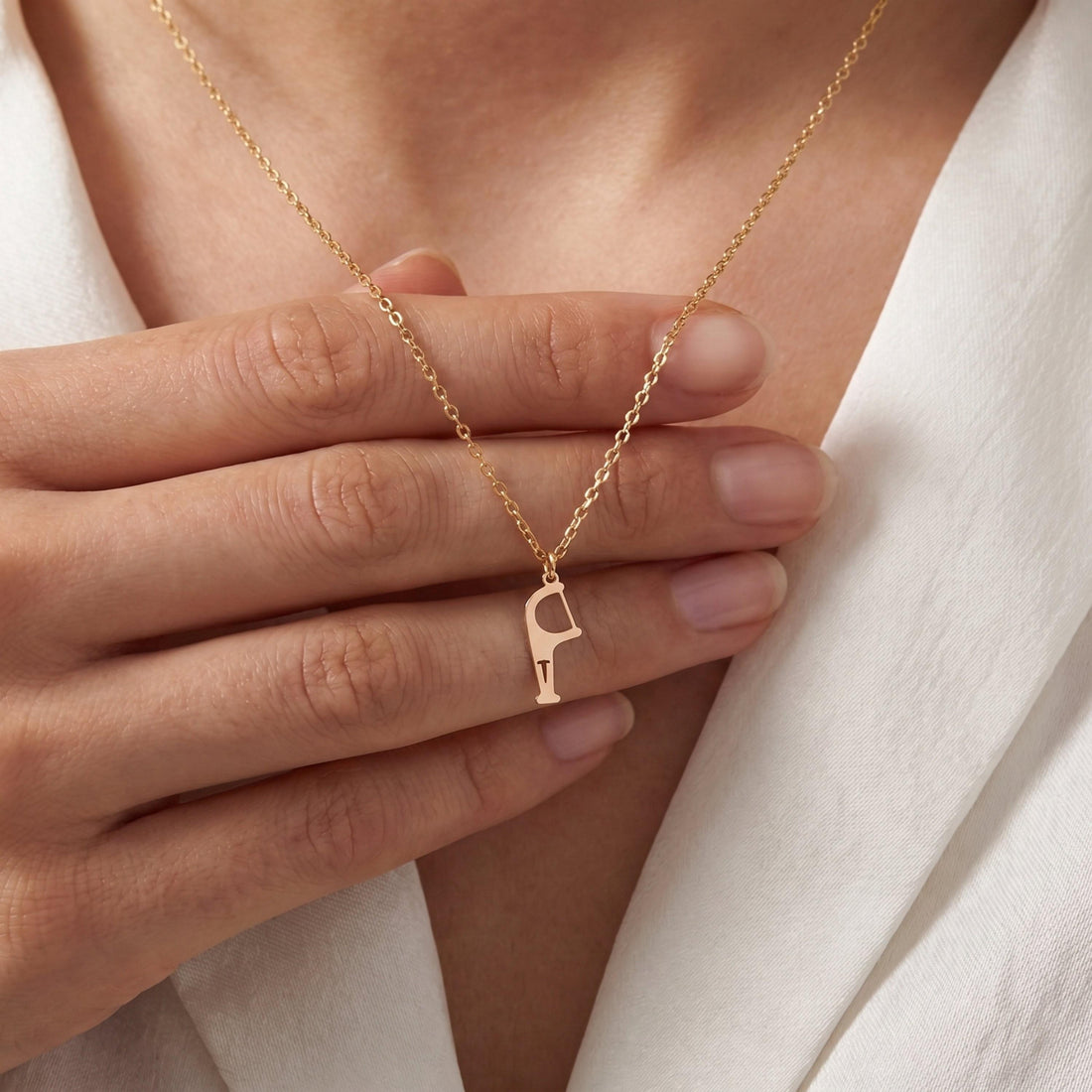 Toothpick Dentist Necklace Charm