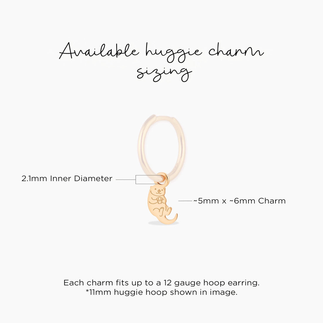 Sea Otter Necklace Charm