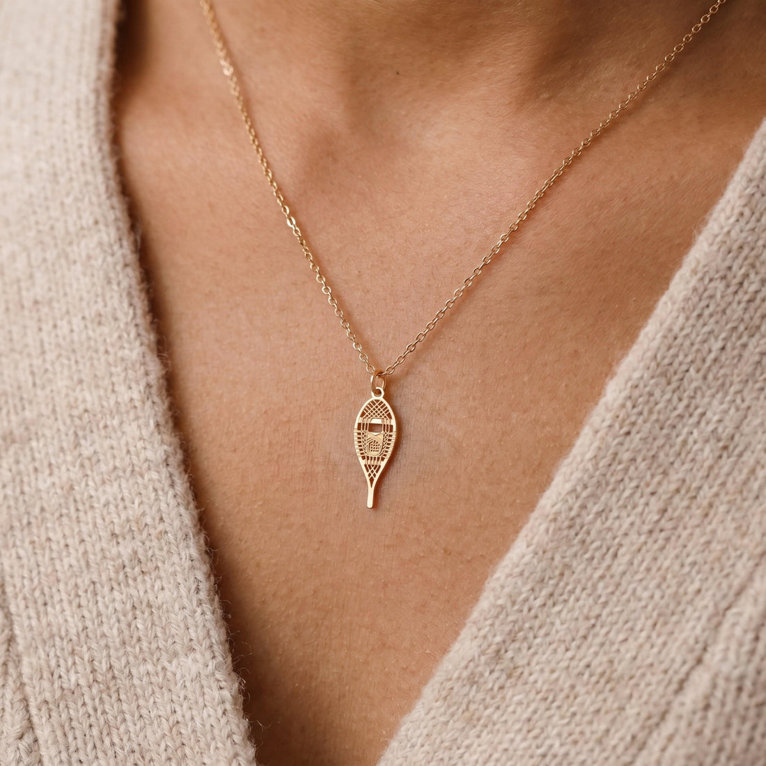 Snowshoe Winter Sport Charm