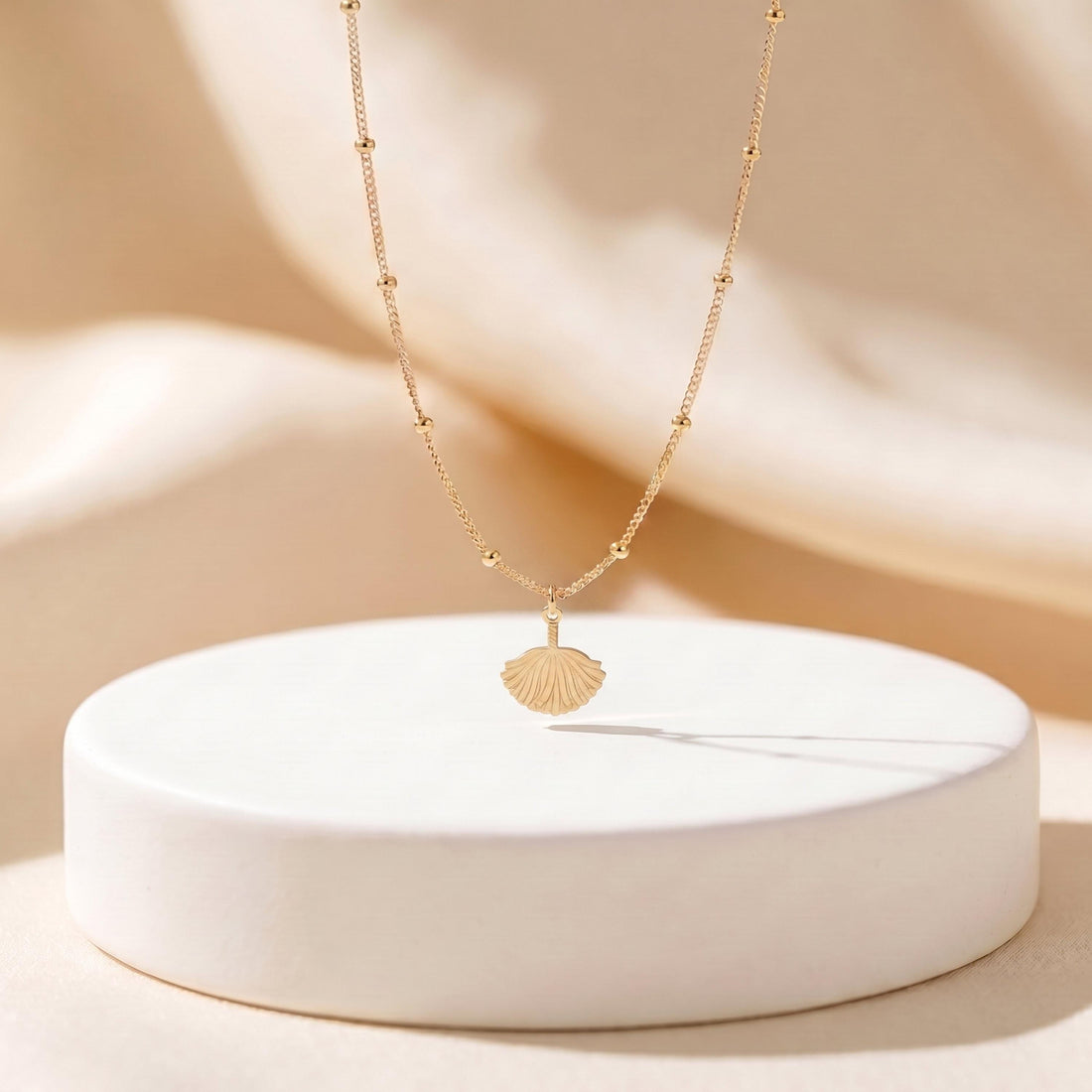 Pompom Cheerleader Charm Necklace