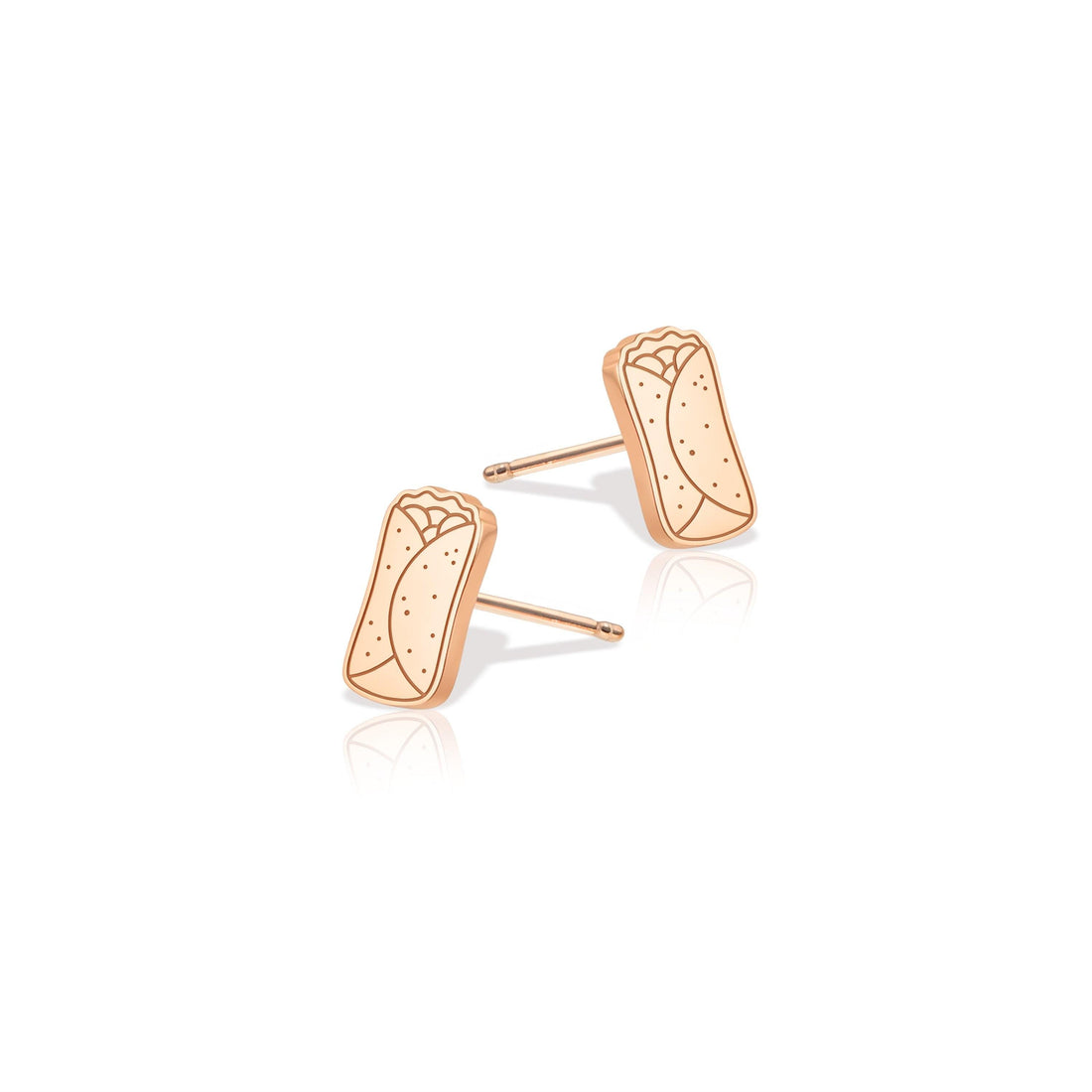 Burrito Charm Stud Earrings
