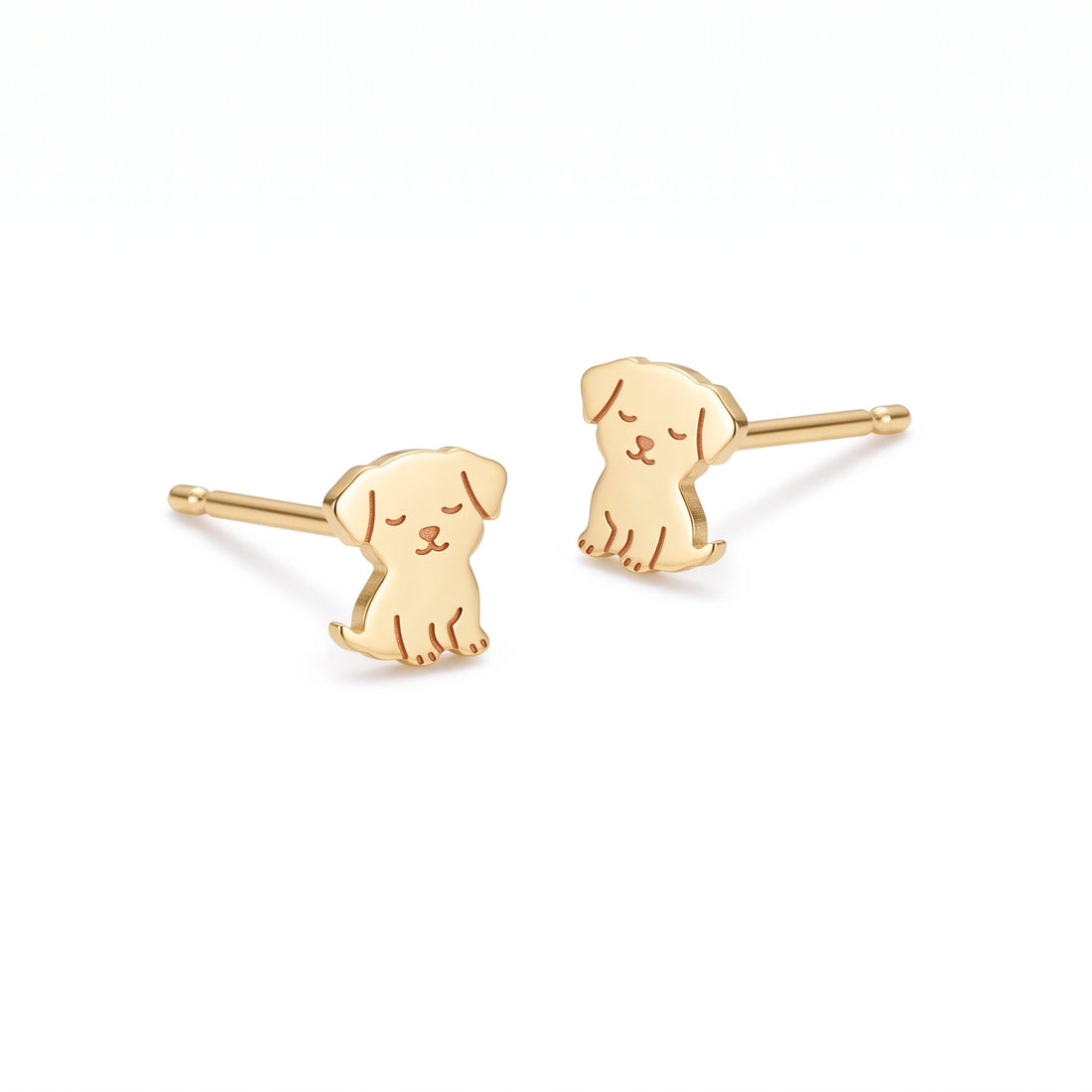 Puppy Dog Stud Earrings
