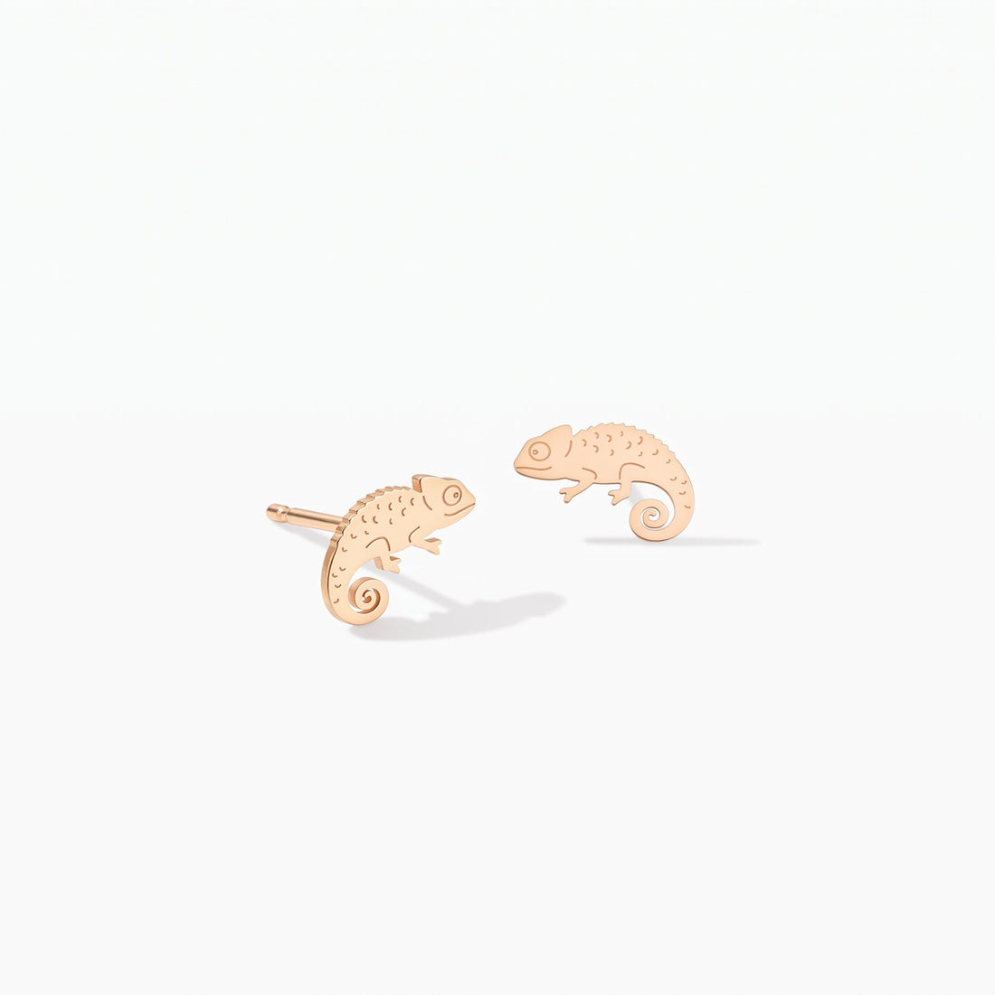 Chameleon Lizard Stud Earrings