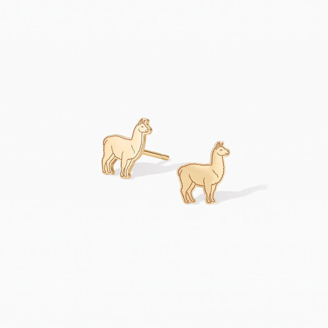Llama Charm Stud Earrings