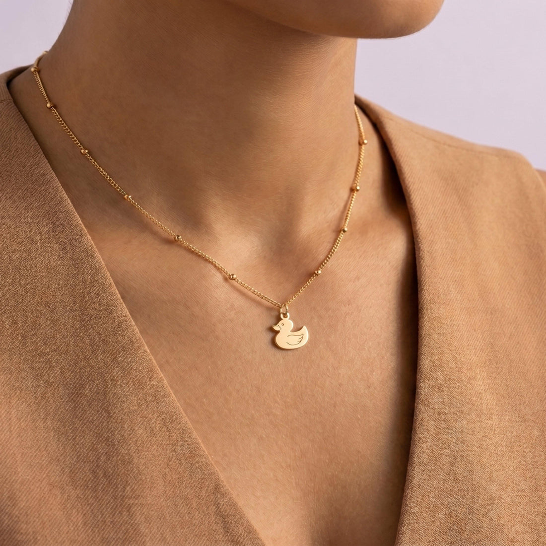 Rubber Ducky Beaded Necklace
