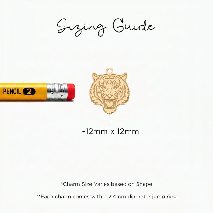Roaring Tiger Charm Necklace