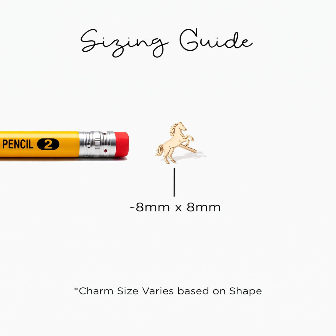 Rearing Horse Charm Stud Earrings