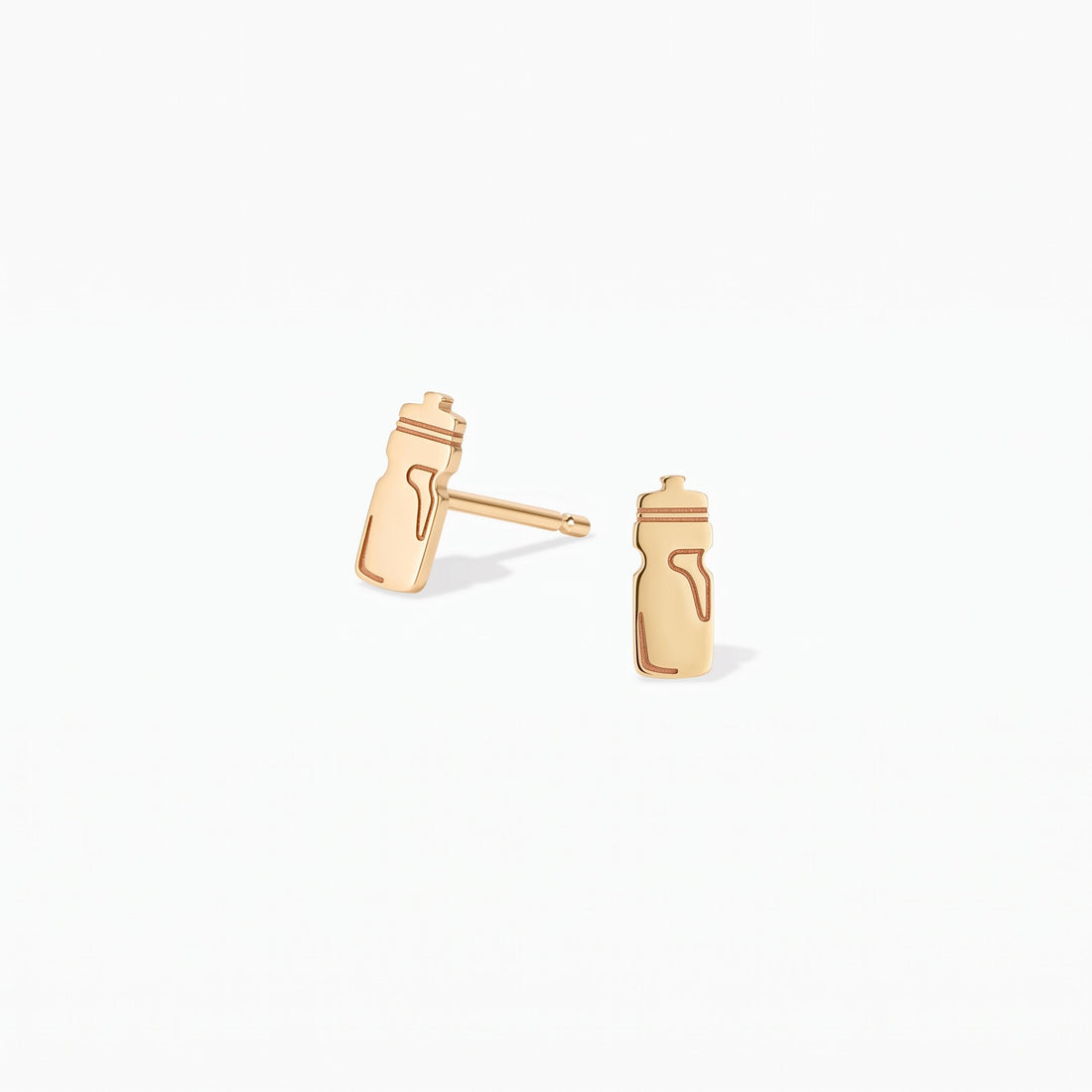 Baby Bottle Charm Stud Earrings