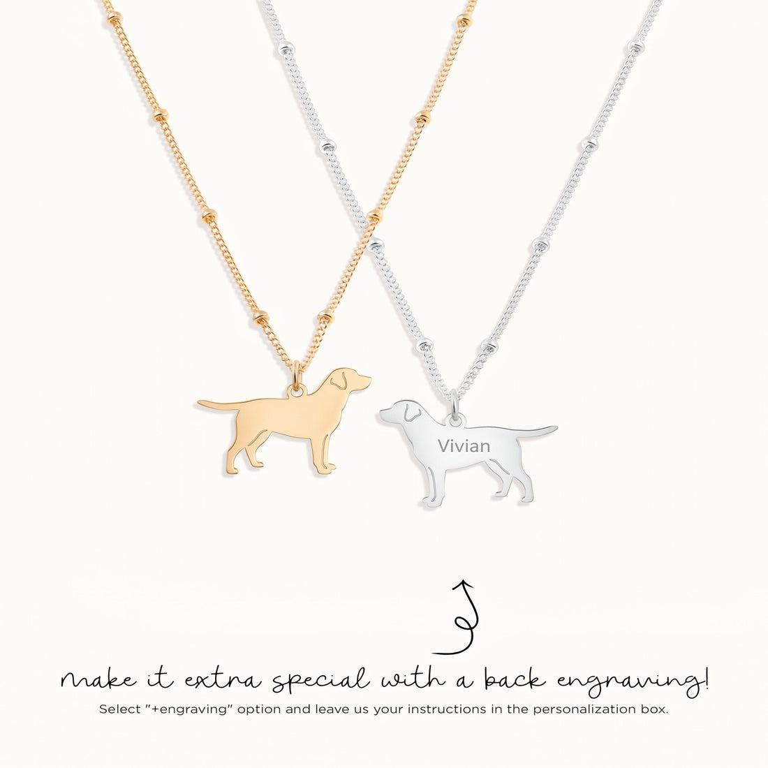 Labrador Retriever Charm Necklace