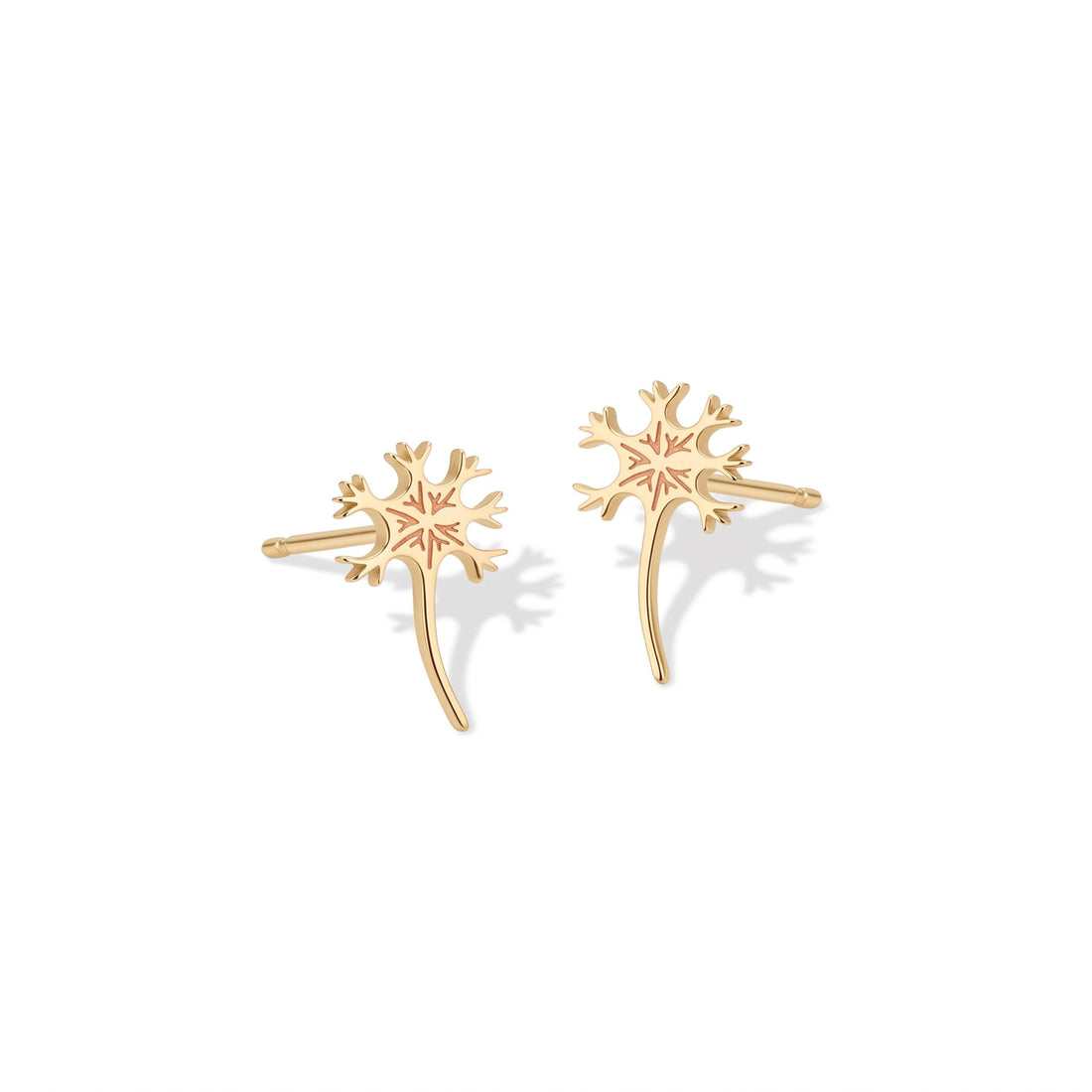 Neuron Charm Stud Earrings
