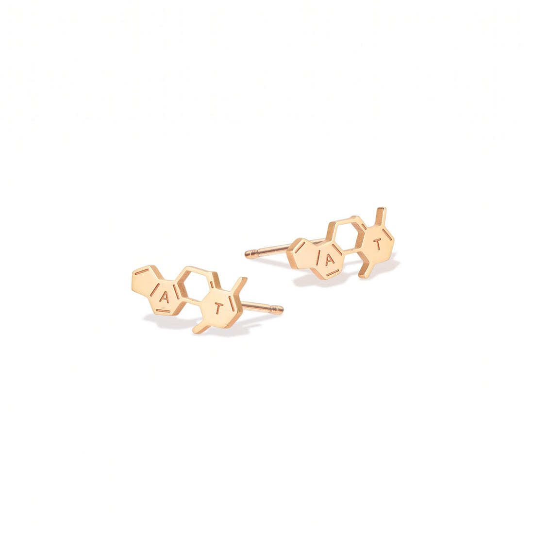 DNA Bases Stud Earrings