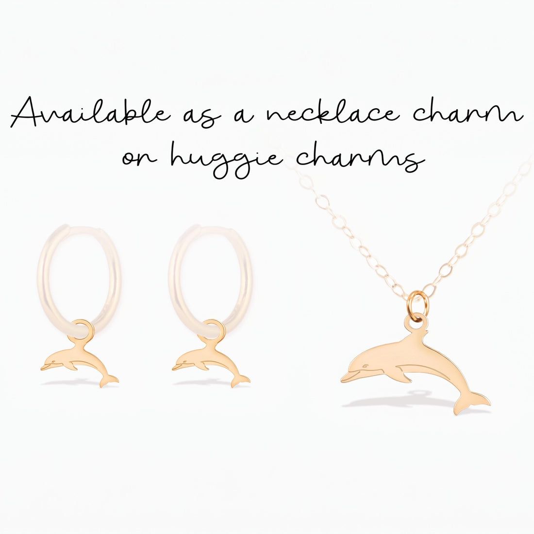 Leaping Dolphin Necklace Charm