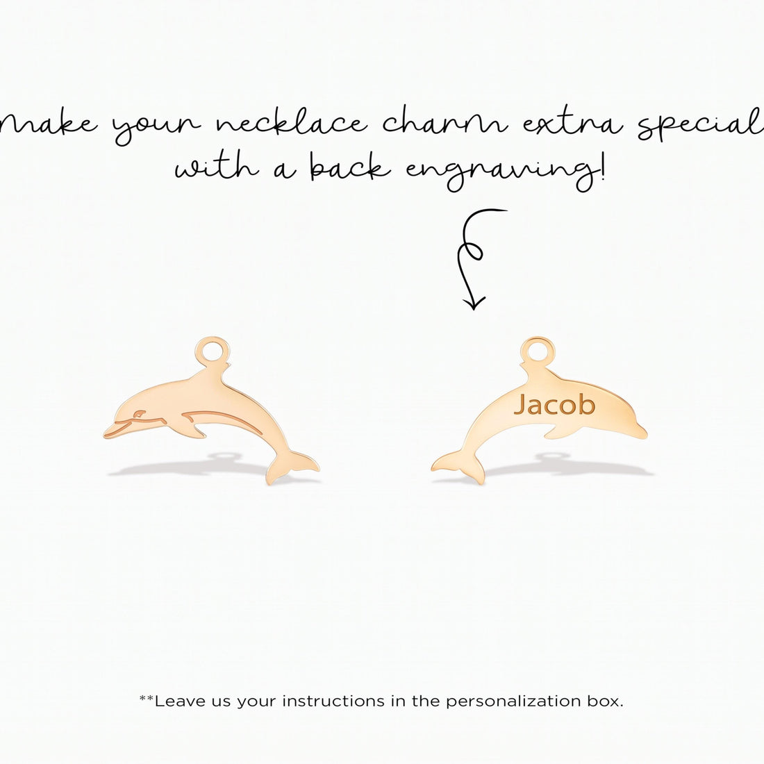 Leaping Dolphin Necklace Charm