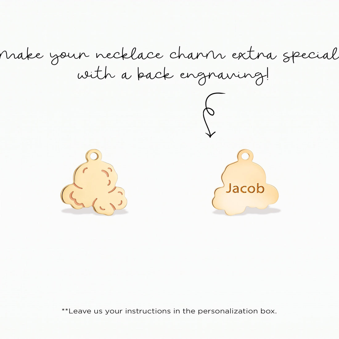 Popcorn Kernel Charm