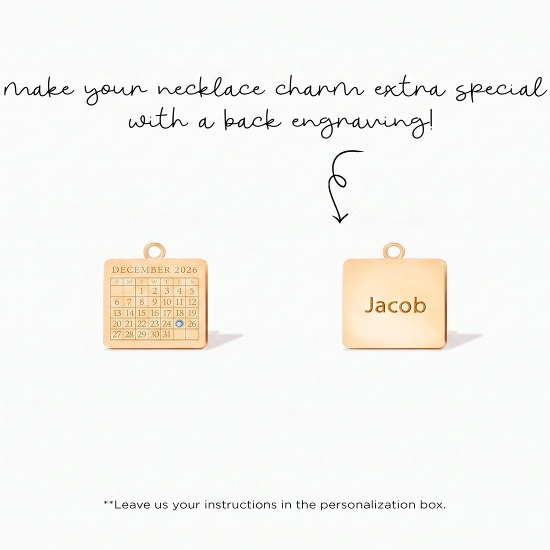 Calendar Special Occasion Charm