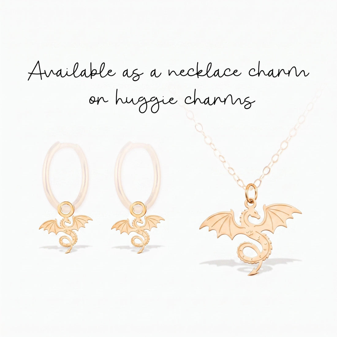 Mystical Dragon Necklace Charm