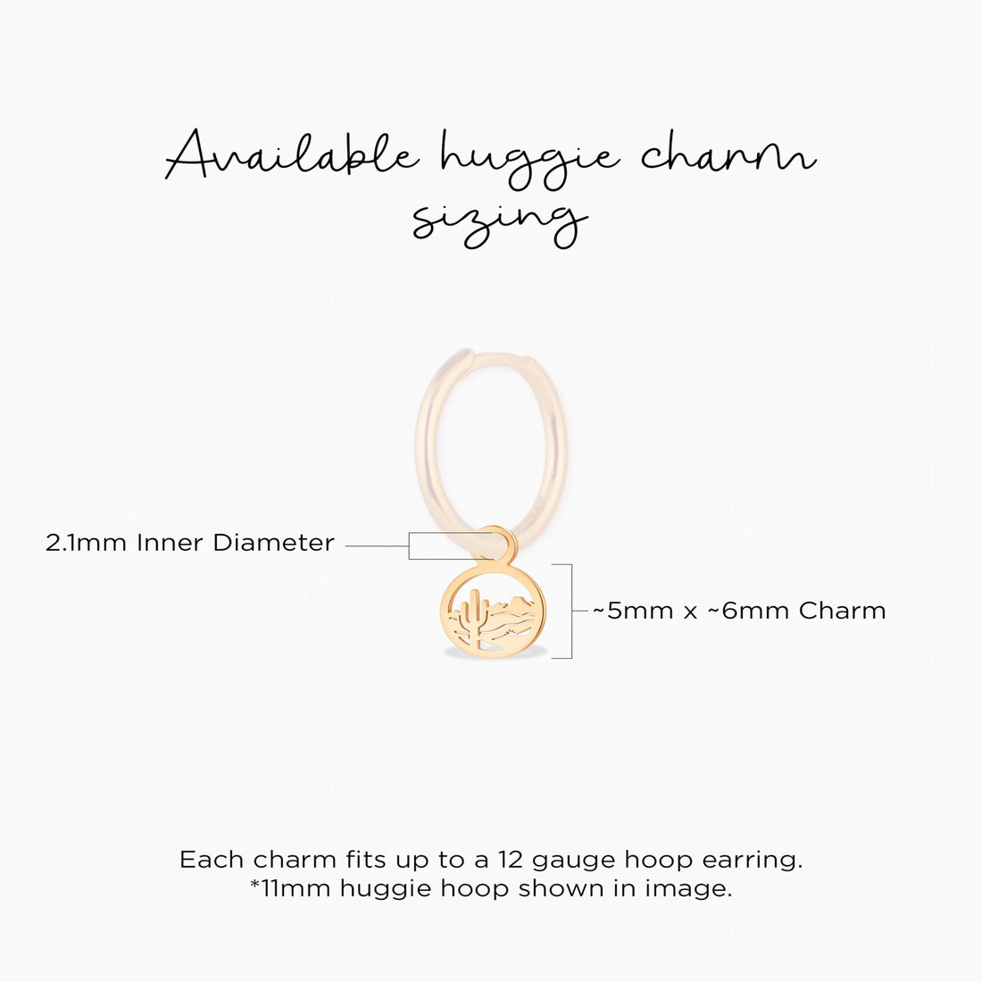 Desert Cactus Scene Charm