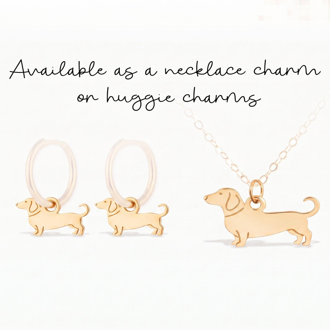 Dachshund Dog Necklace Charm